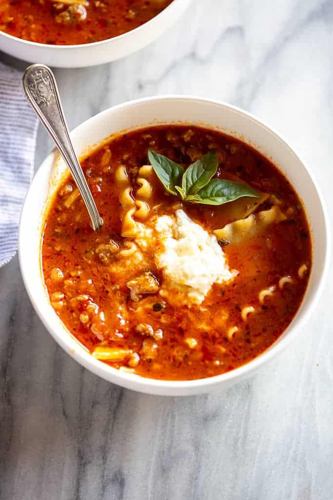 Spinach Lasagna Soup Nourish Natural Products