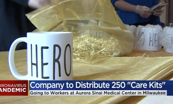CBS58 Milwaukee-based business pauses company launch to donate care kits to front-line workers