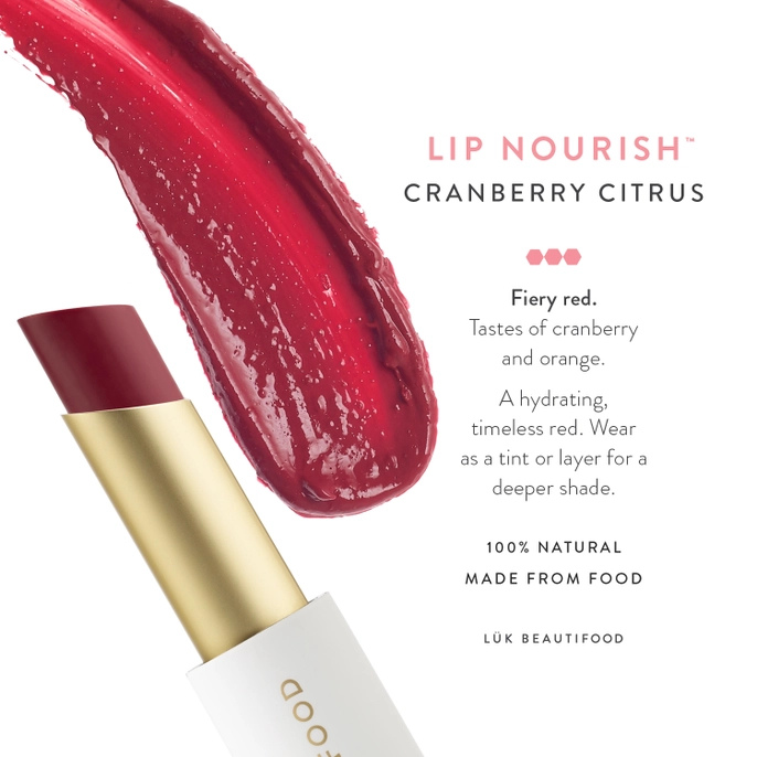 Lip Nourish Natural Lipstick: Cranberry Citrus