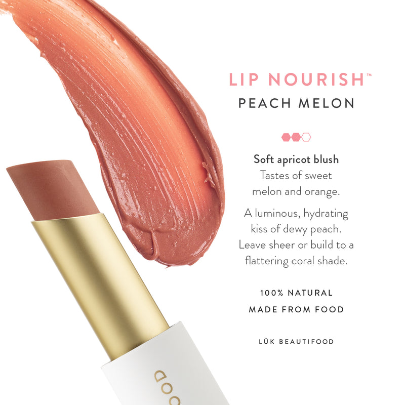 Lip Nourish Natural Lipstick: Peach Melon