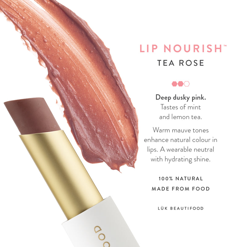 Lip Nourish Natural Lipstick: Tea Rose