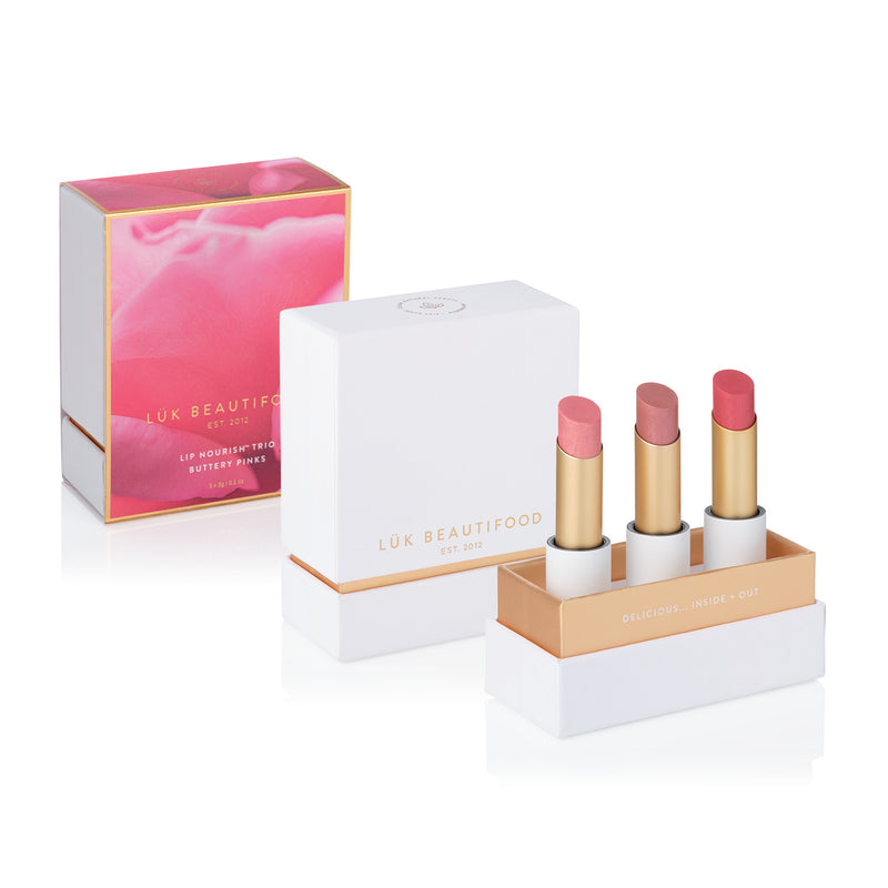 Holiday Lip Nourish Trio - Buttery Pinks