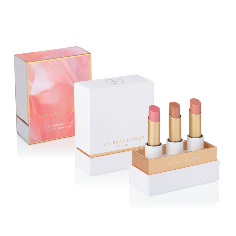 Holiday Lip Nourish Trio - Soft Shimmers