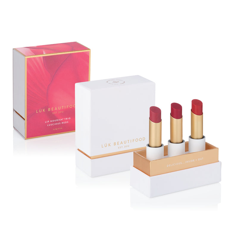 Holiday Lip Nourish Trio - Luscious Reds