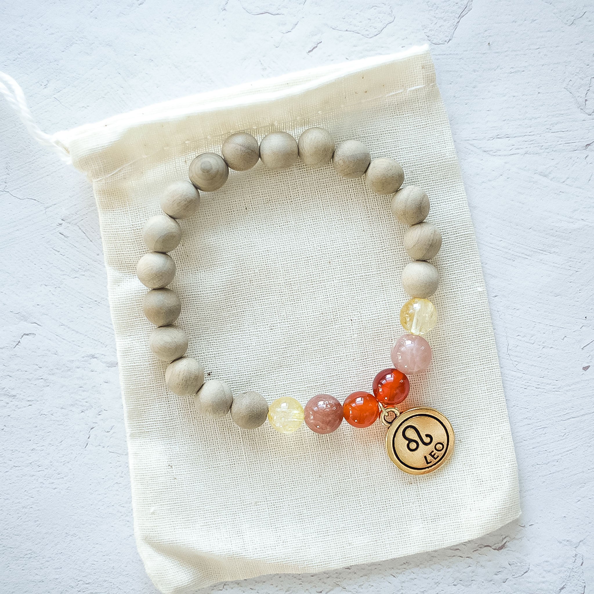 Leo Zodiac Diffuser Bracelet Nourish Natural Products