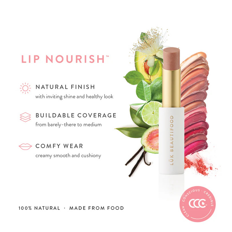 Lip Nourish Natural Lipstick: Tea Rose