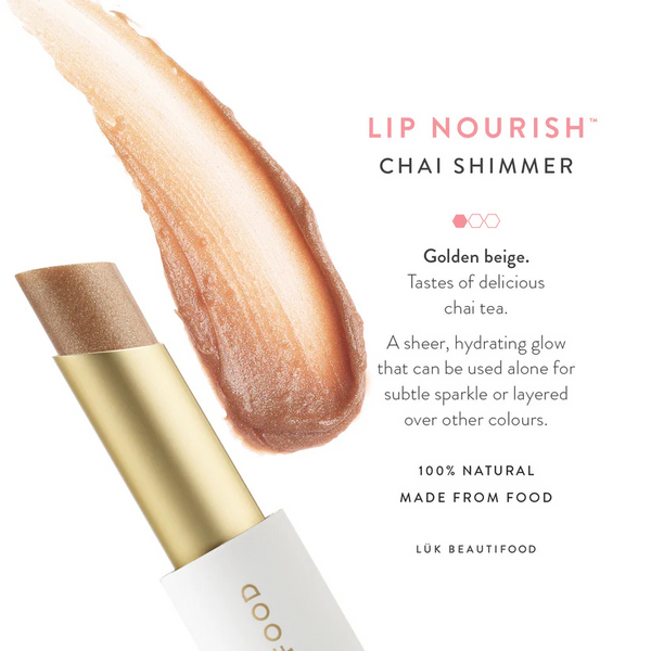 Lip Nourish Natural Lipstick: Chai Shimmer