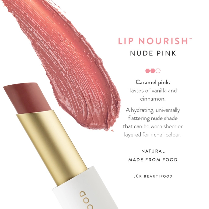 Lip Nourish Natural Lipstick: Nude Pink