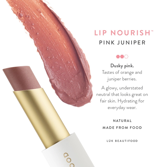 Lip Nourish Natural Lipstick: Pink Juniper