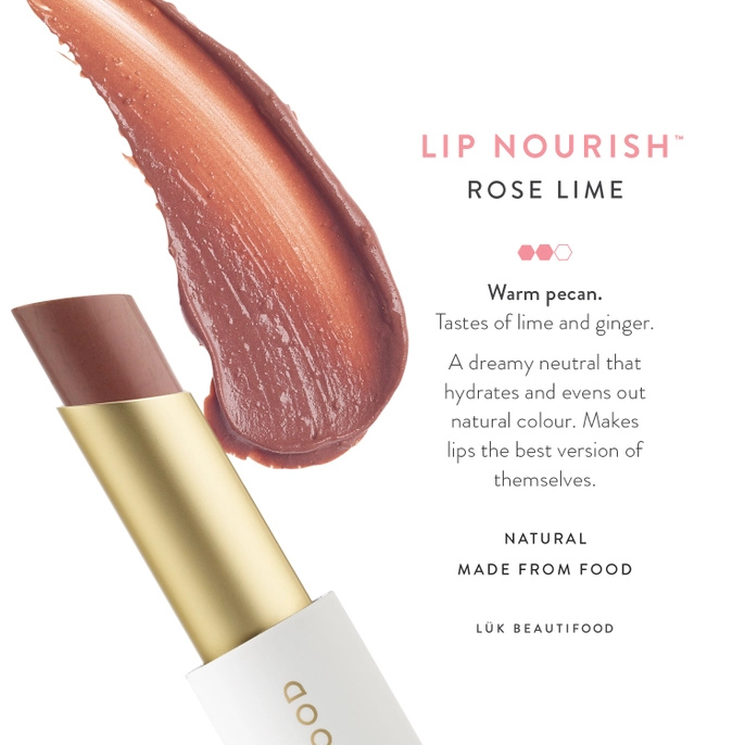 Lip Nourish Natural Lipstick: Rose Lime