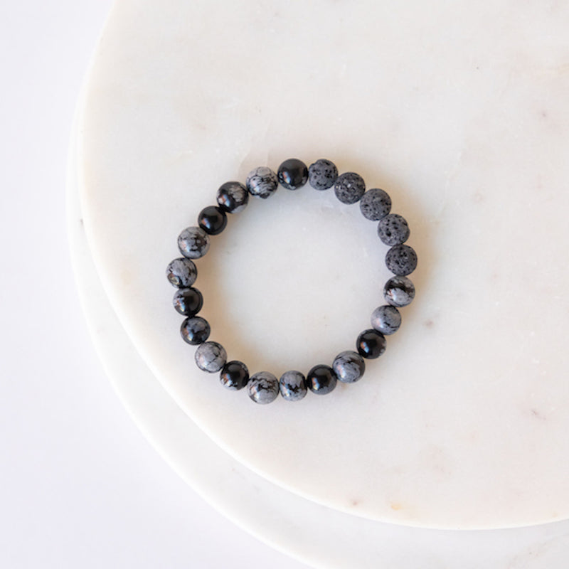 Essential Oil Diffuser Bracelet: Onyx