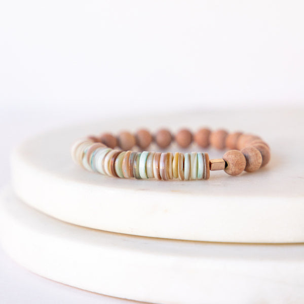 Essential Oil Diffuser Bracelet: Amazonite