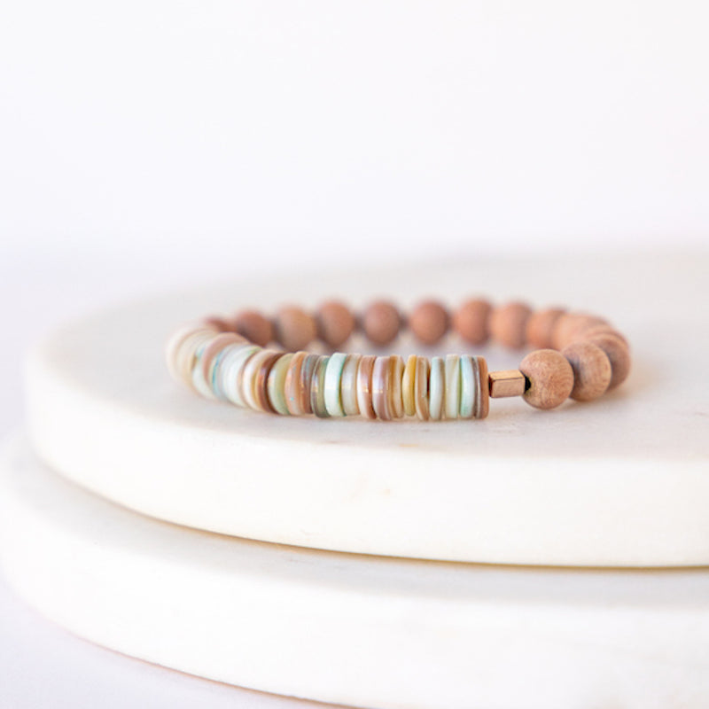 Essential Oil Diffuser Bracelet: Amazonite