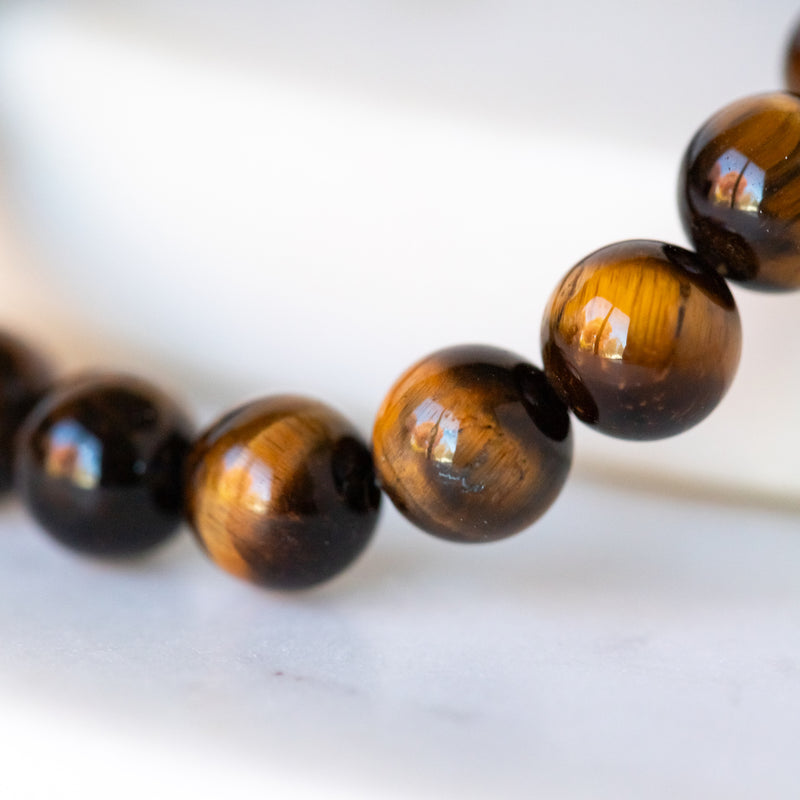 Essential Oil Diffuser Bracelet: Tiger Eye