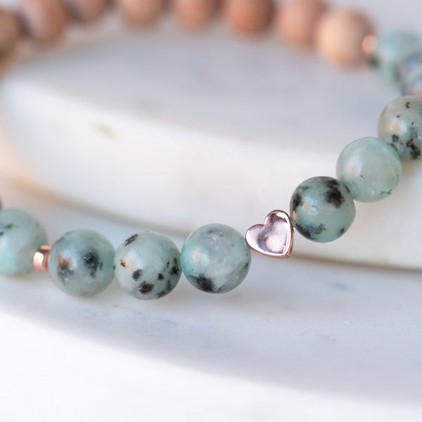 Essential Oil Diffuser Bracelet: Sesame Jasper