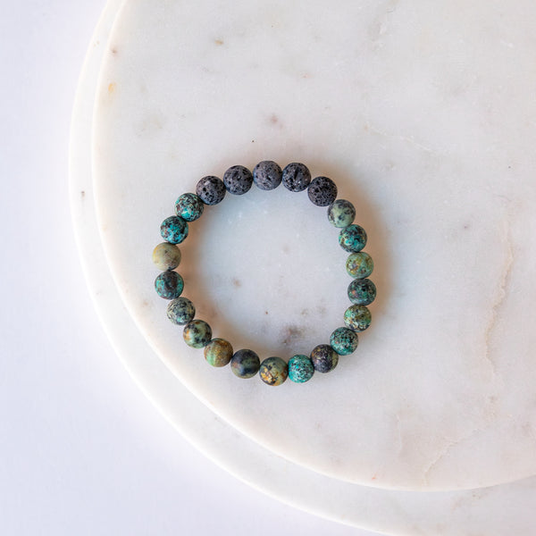 Essential Oil Diffuser Bracelet: African Turquoise