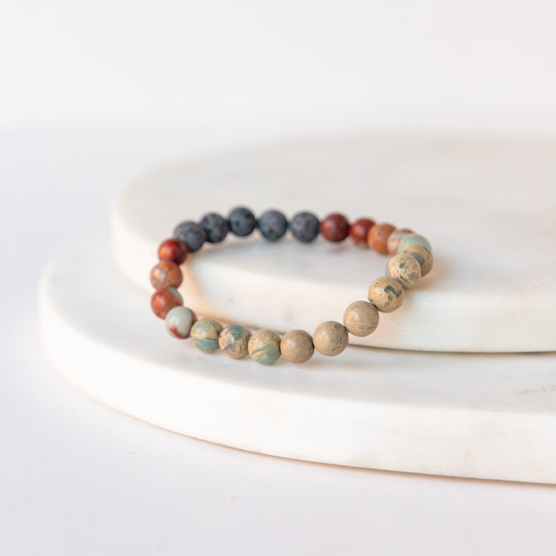 Essential Oil Diffuser Bracelet: African Opal