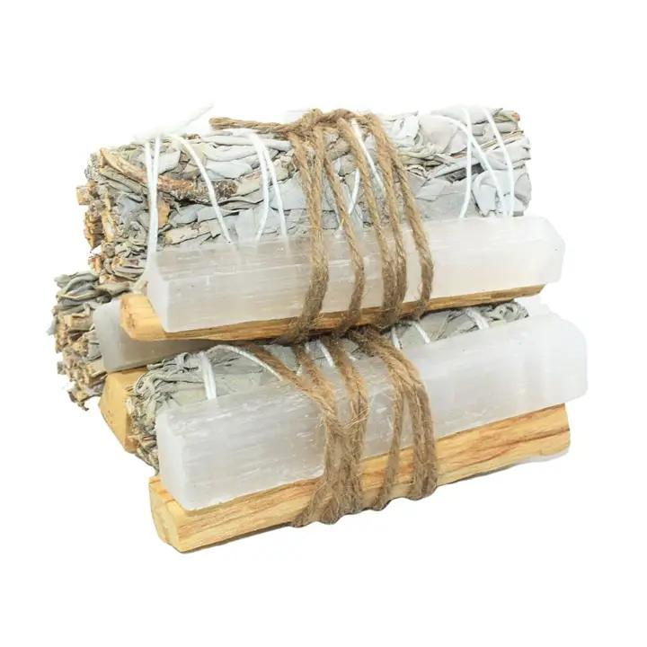 Sage Bundle: Sage, Selenite, & Palo Santo – Nourish Natural Products