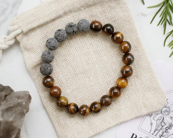 Essential Oil Diffuser Bracelet Tiger Eye